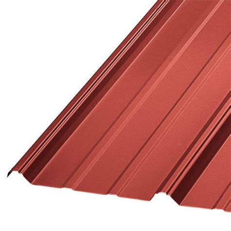 red galvanized metal roof